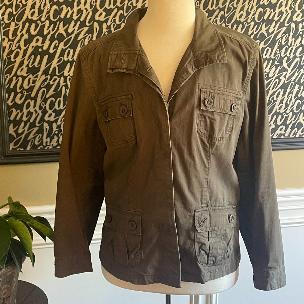 Eddie Bauer Twill Utility Jacket
